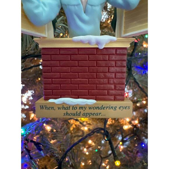 Vtg Hallmark Keepsake1997 Away to the Window The Night Before Christmas Ornament - Picture 3 of 12